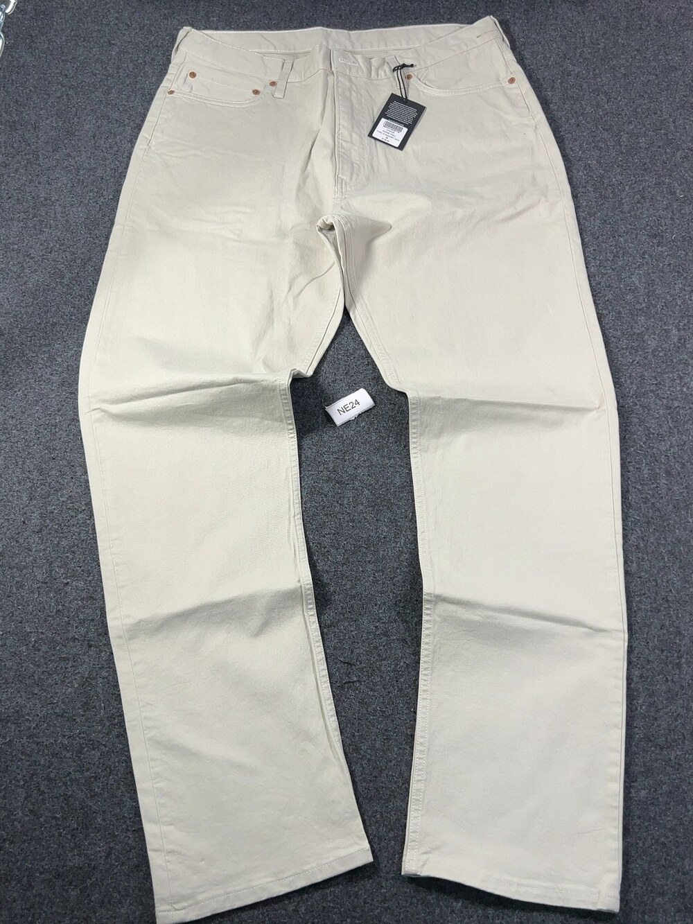 Buck Mason Ford Standard Jean Oyster Roper Twill Mens Sz 36x32 NWI Msrp138 [NE24